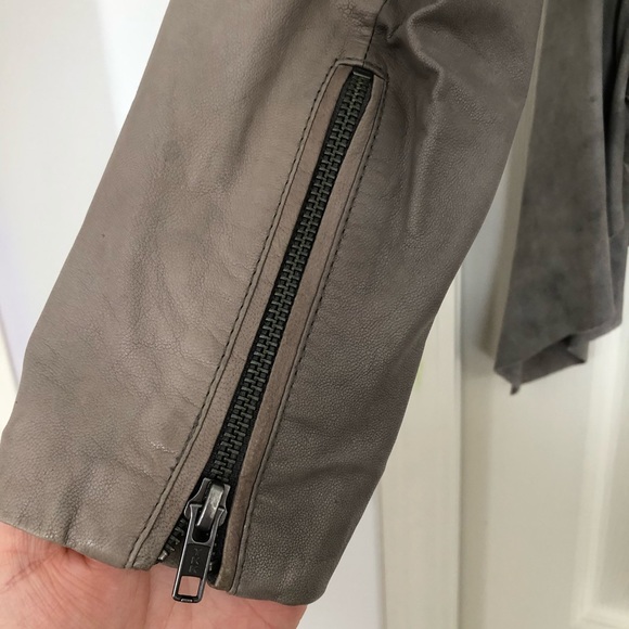 Muubaa Lupus Suede and leather jacket - Picture 7 of 8